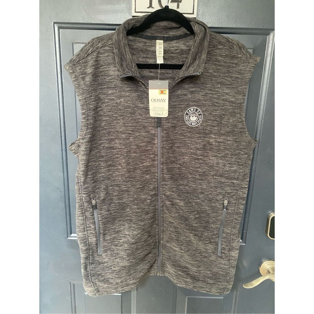 Ouray Sportswear NWT Guide Vest Men's Charcoal Gray, Size XL, MSRP $75